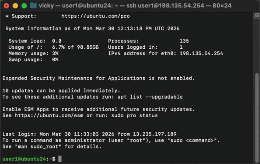 linux-vps-connected-screen-mac