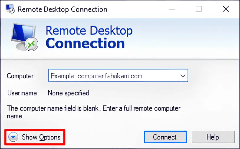 show-options-button-rdp-app