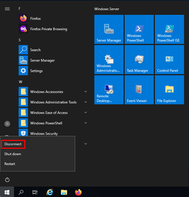 disconnect-rdp-session-option